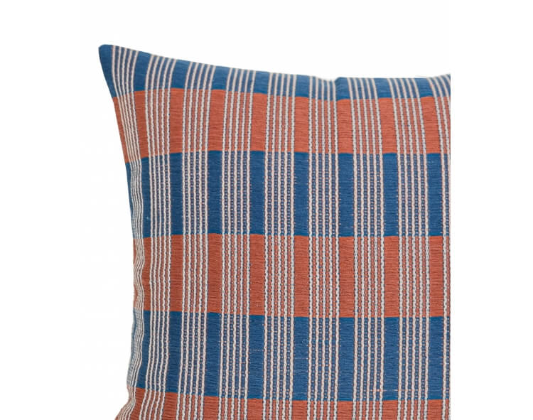 Housse de coussin tissée - bronze