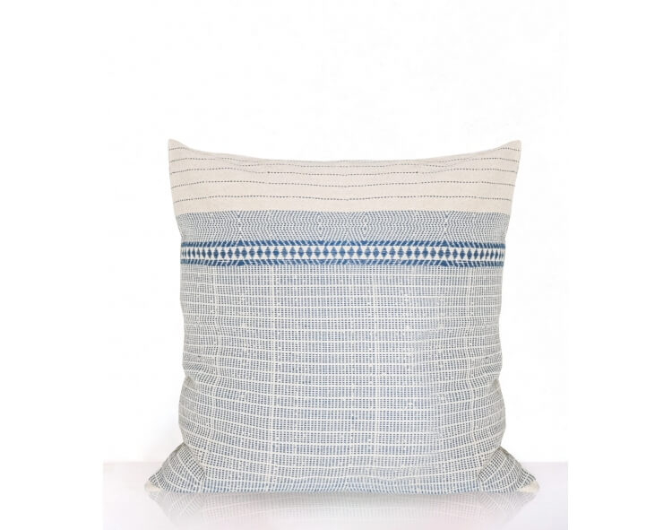 Taie d'oreiller Adom bleu