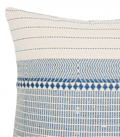 Square cushion cover 24x24 inches - Adom blue
