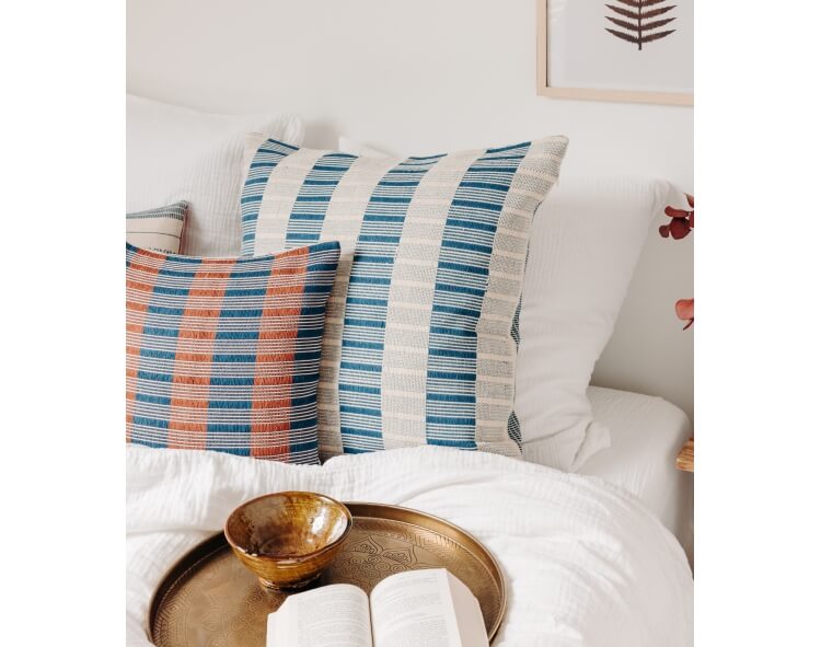 Pillowcase Asom blue 24x24 inches
