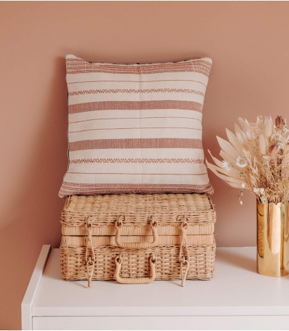 Housse de coussin 40x40 cm Asom bronze