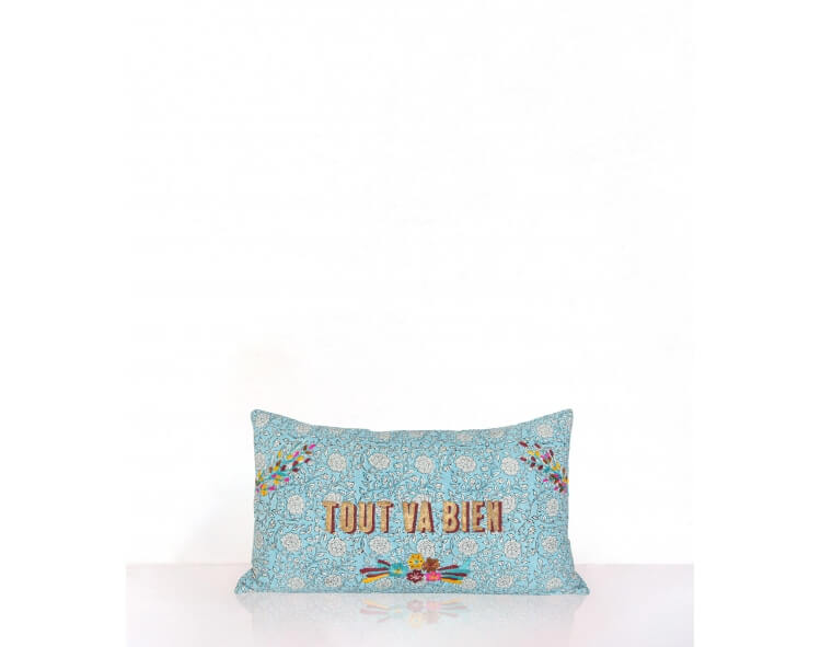 Cushion cover Bana TVB light blue