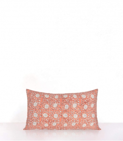 Bana Terracotta cushion cover - 12x20 inches