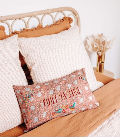 Housse de coussin Bana TVB terracotta