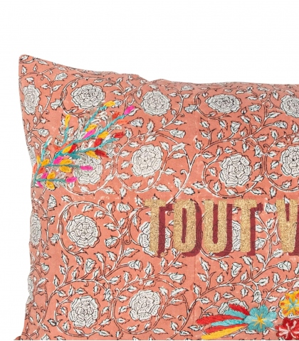 Rectangle Cushion cover Bana TVB terracotta