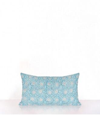 Bana Light blue cushion cover - 12x20 inches