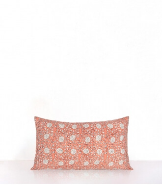 Indian cushion cover terracotta - 12x20 inches