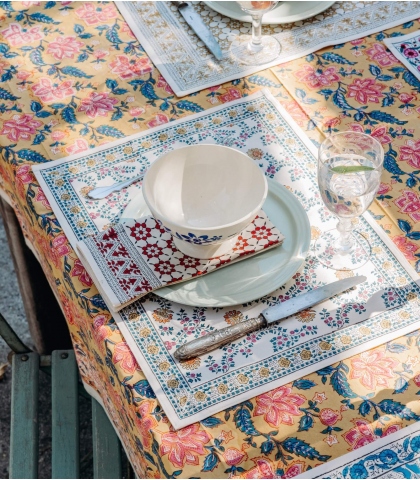 Set de table imprimé 35x45 cm - écru