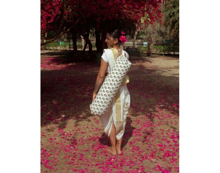 Yoga mat holder offwhite Palla
