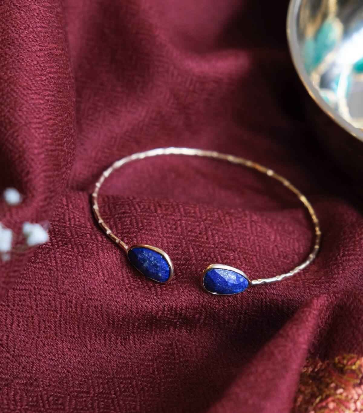 Indian bracelet with Lapis lazuli