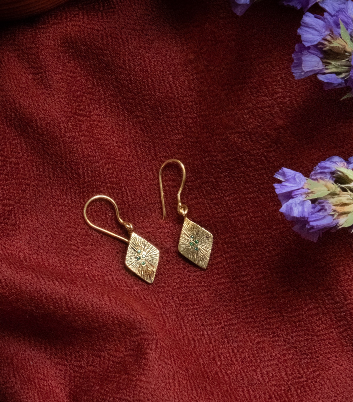 Emerald earrings