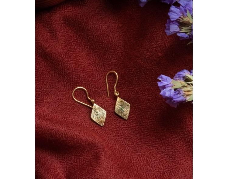 Emerald earrings