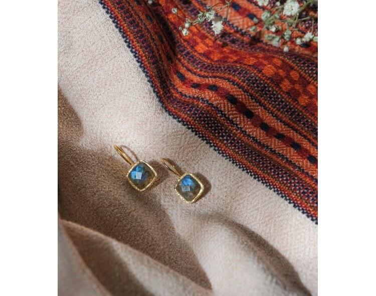 Labradorite earrings