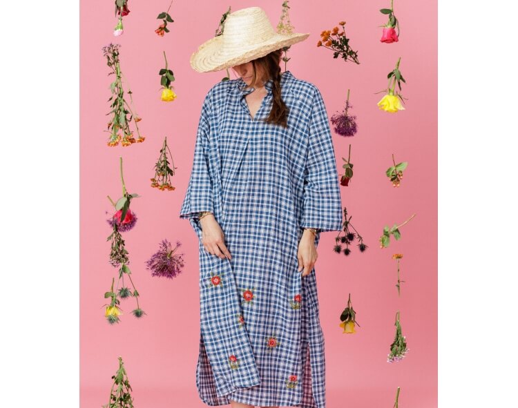 Khadi cotton dress - Jamini x L'Atelier Plume