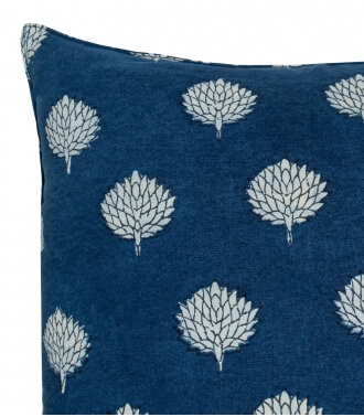 Taie d'oreiller coton motif fleuri 60x60 cm - Home