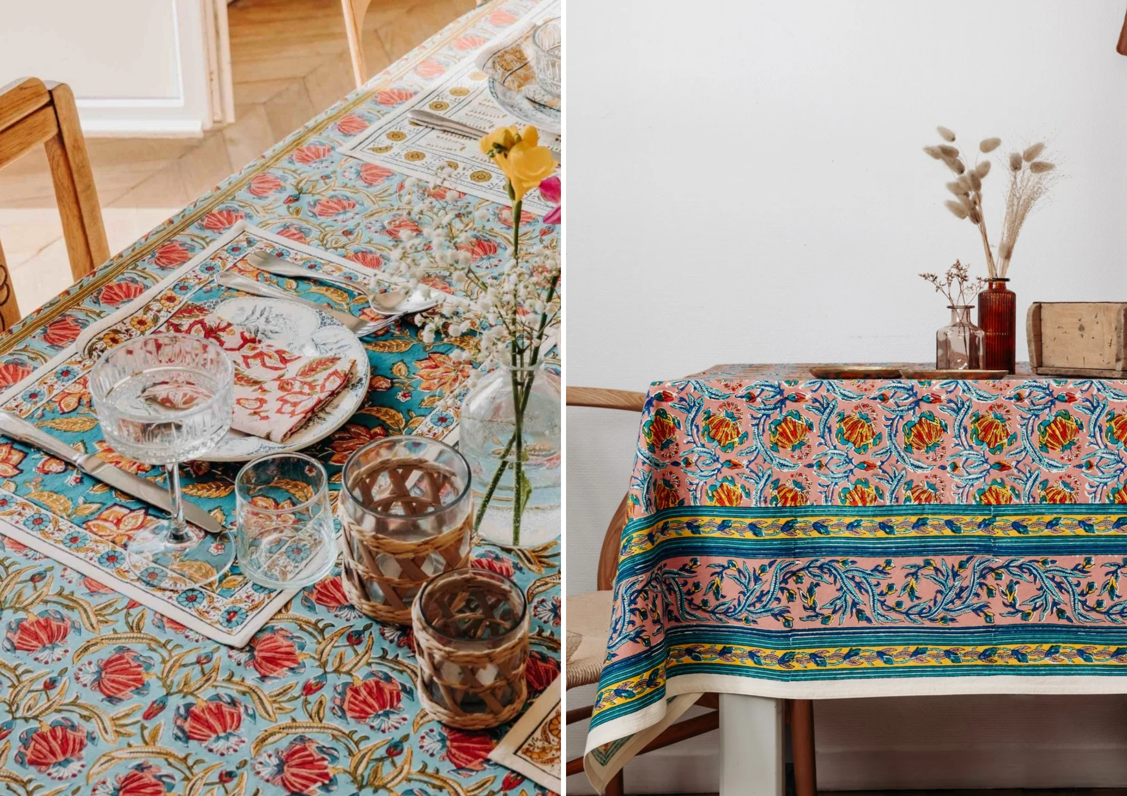 Nappe JAIPUR, pièce choisie par Marion Raquin