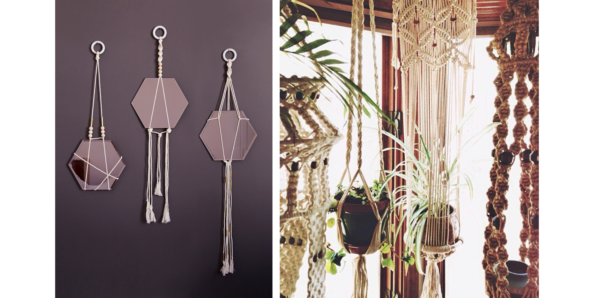 accessoires en macramé