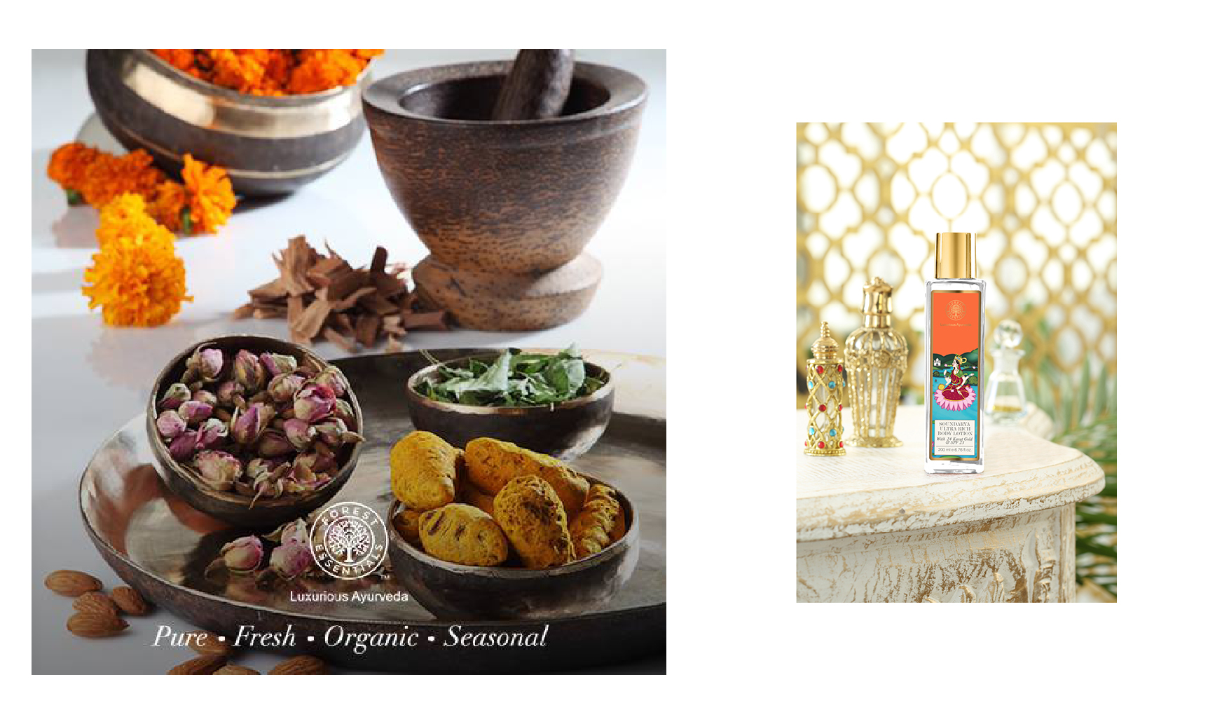 Ayurvedic science, body lotion
