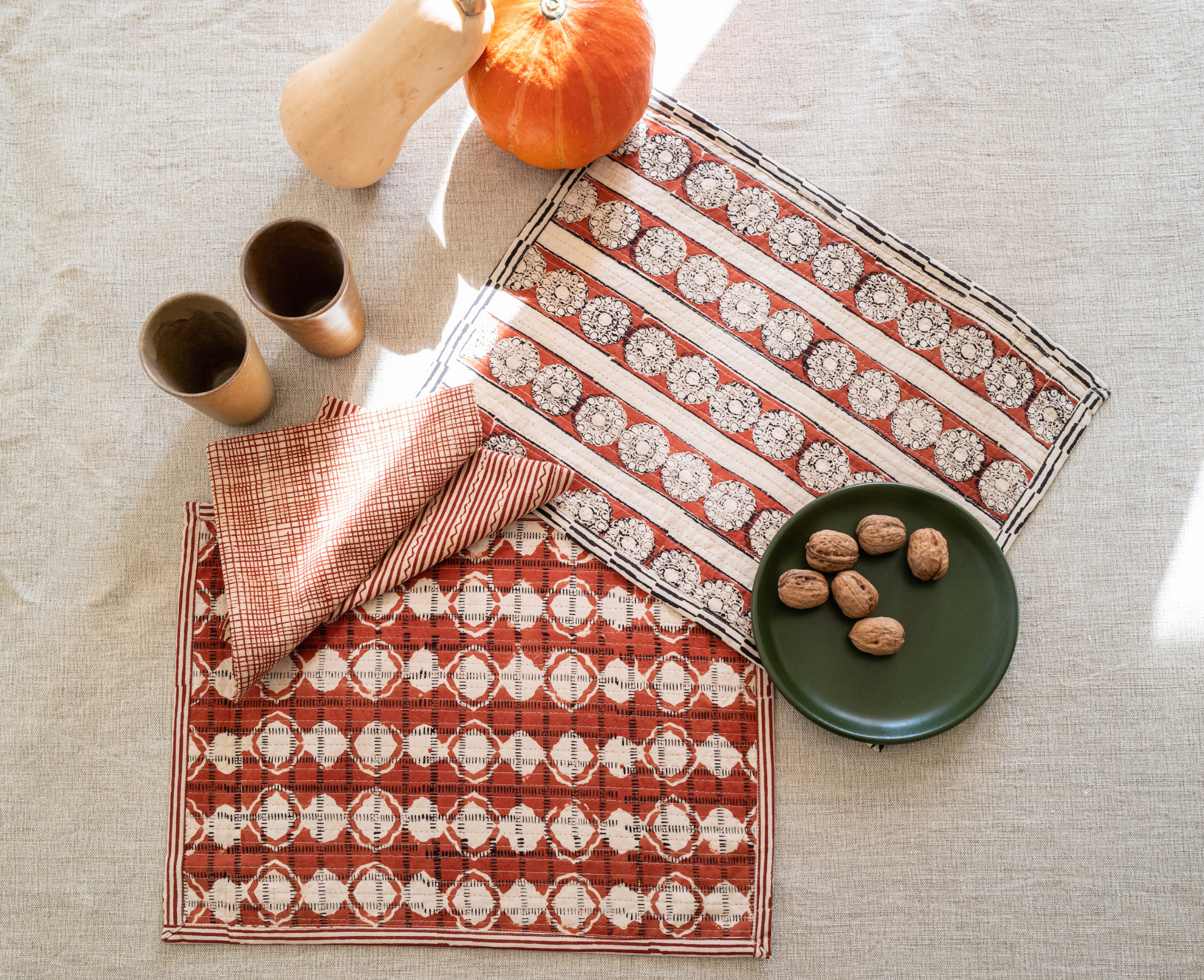 Printed table mat