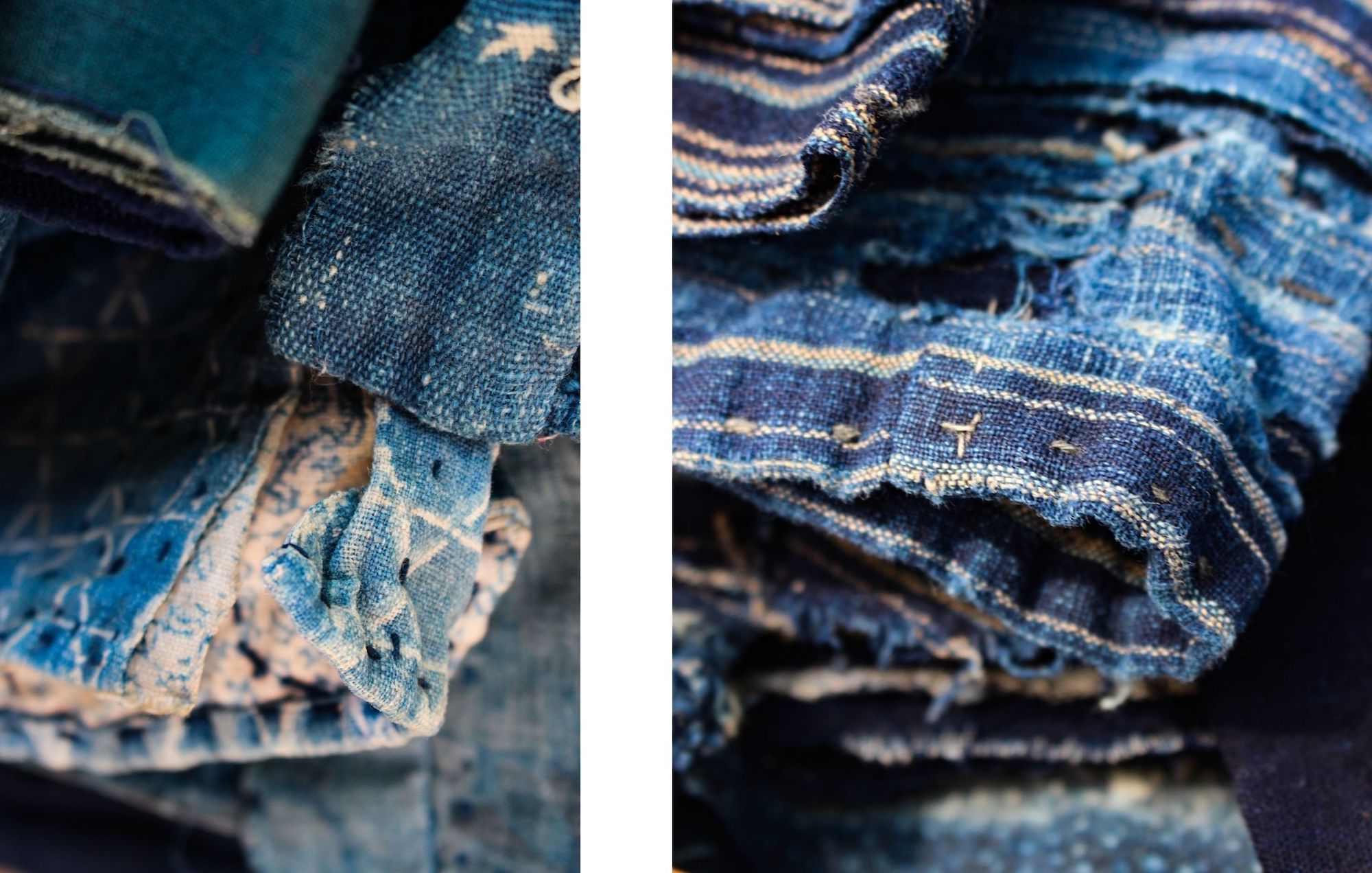 Japanese indigo textiles