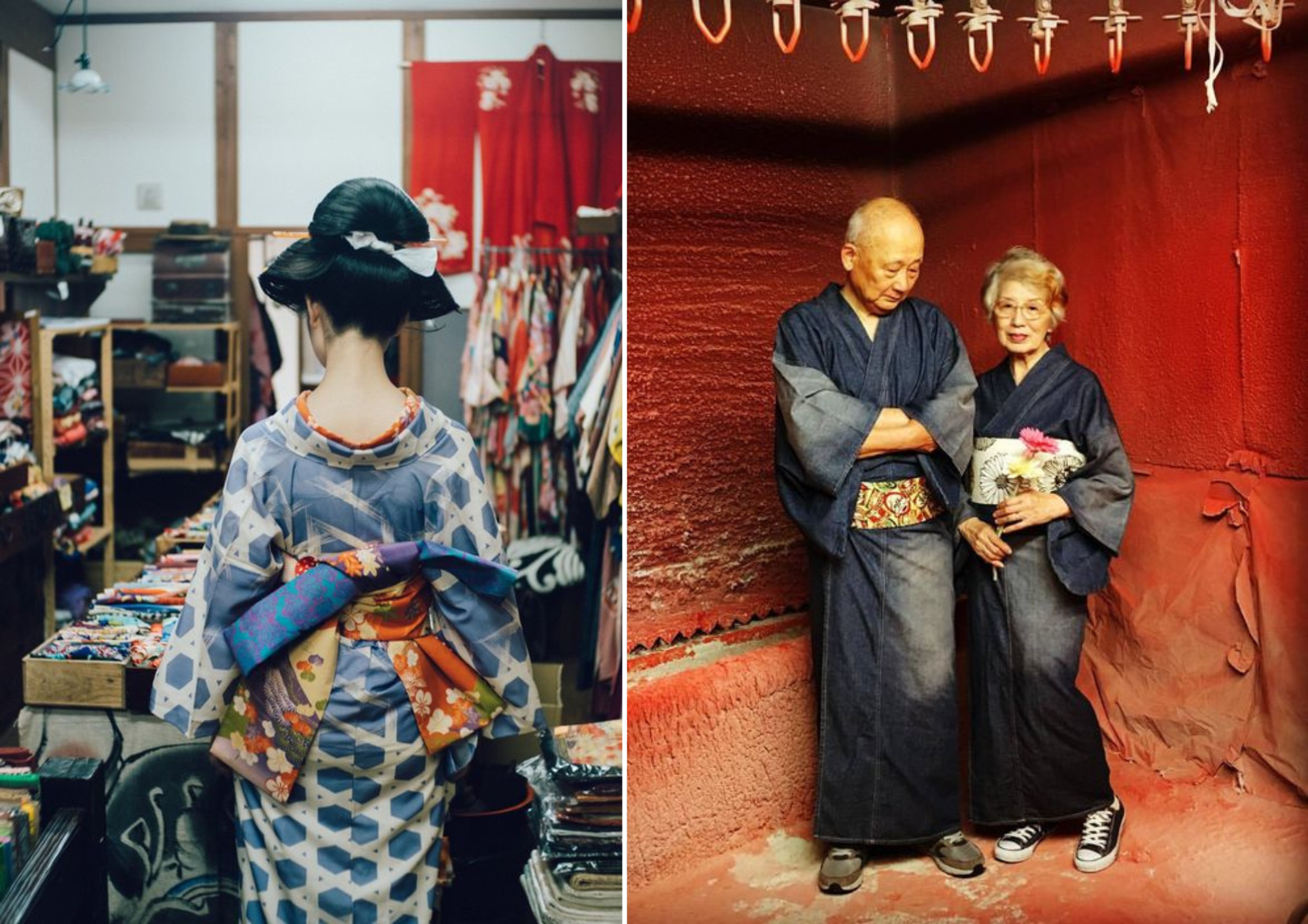 Indian tradition of kimono in Japan
