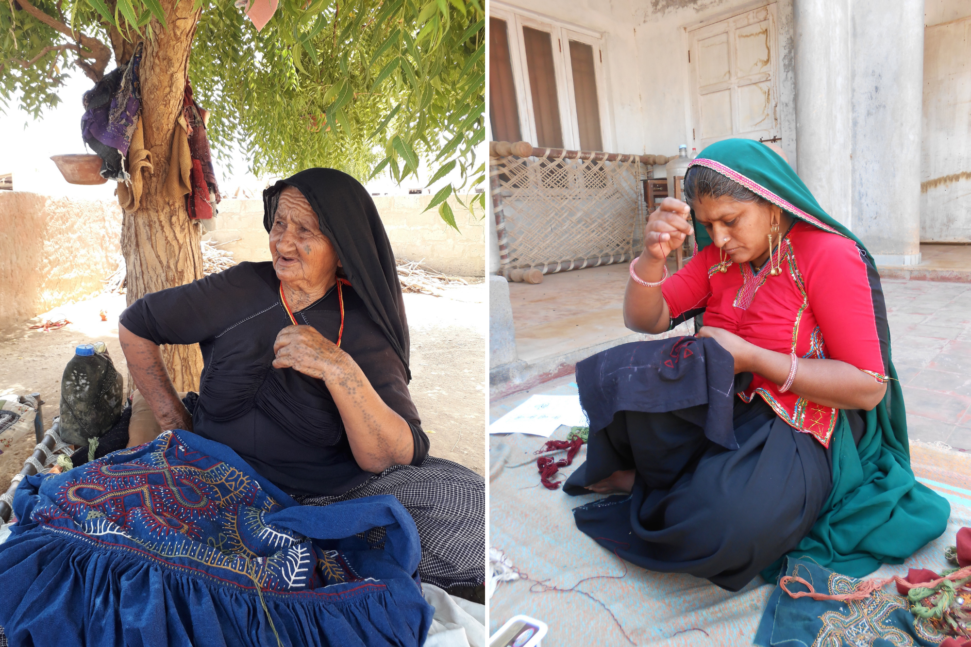 Femmes tisserandes indiennes