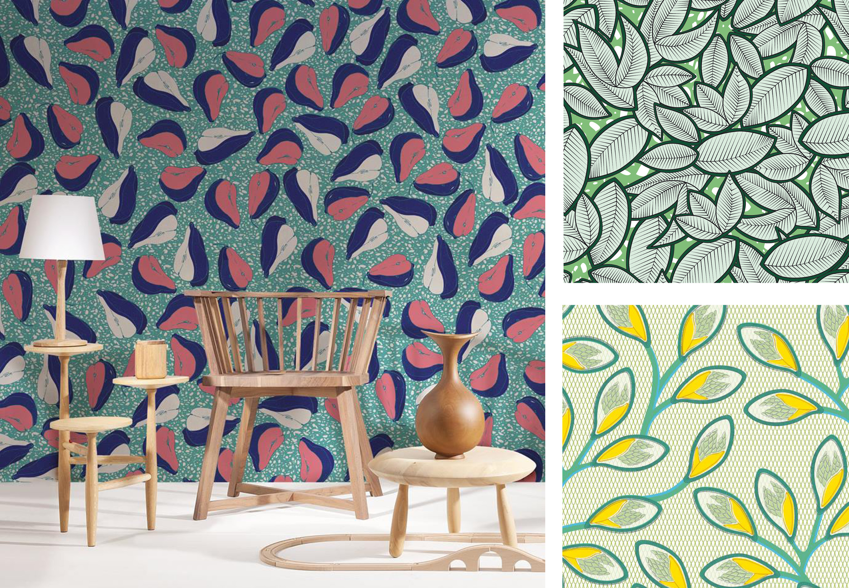colorful patterned wallpapers