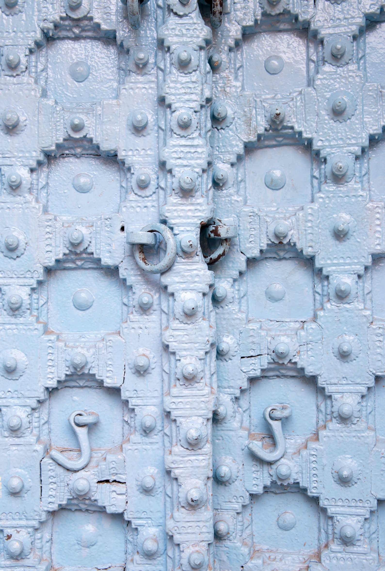 bleue door