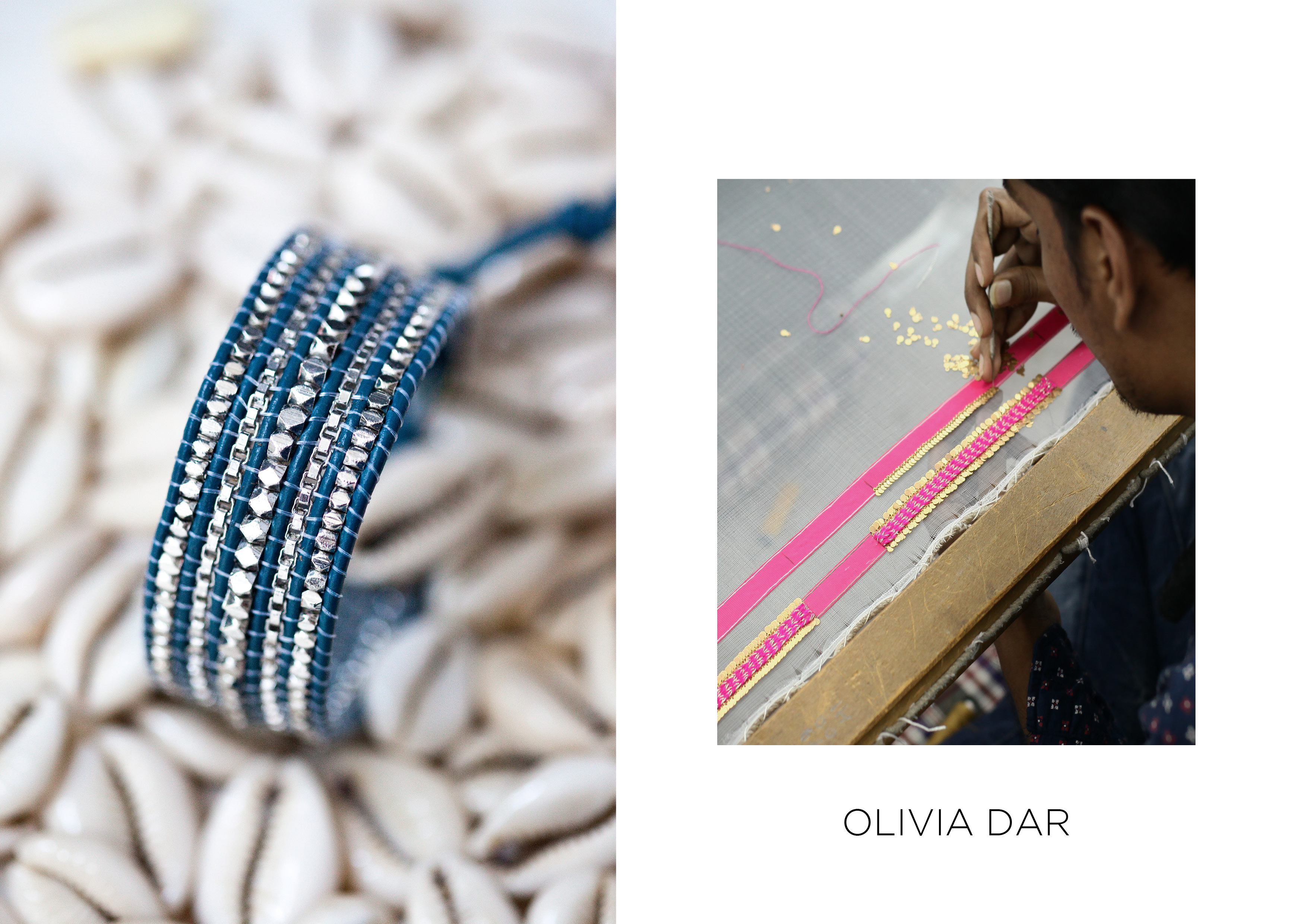 pouch and bracelet