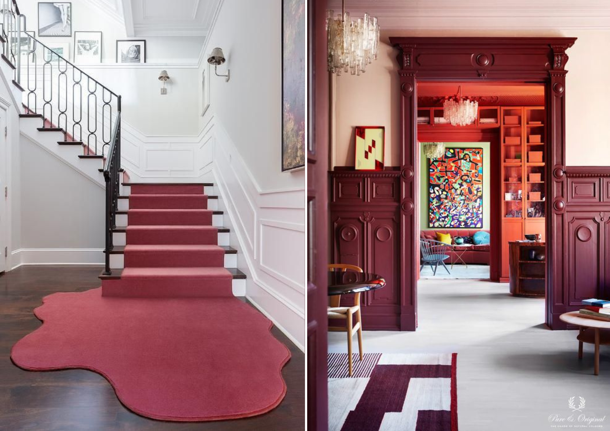 Interior design trends with the Viva Magenta