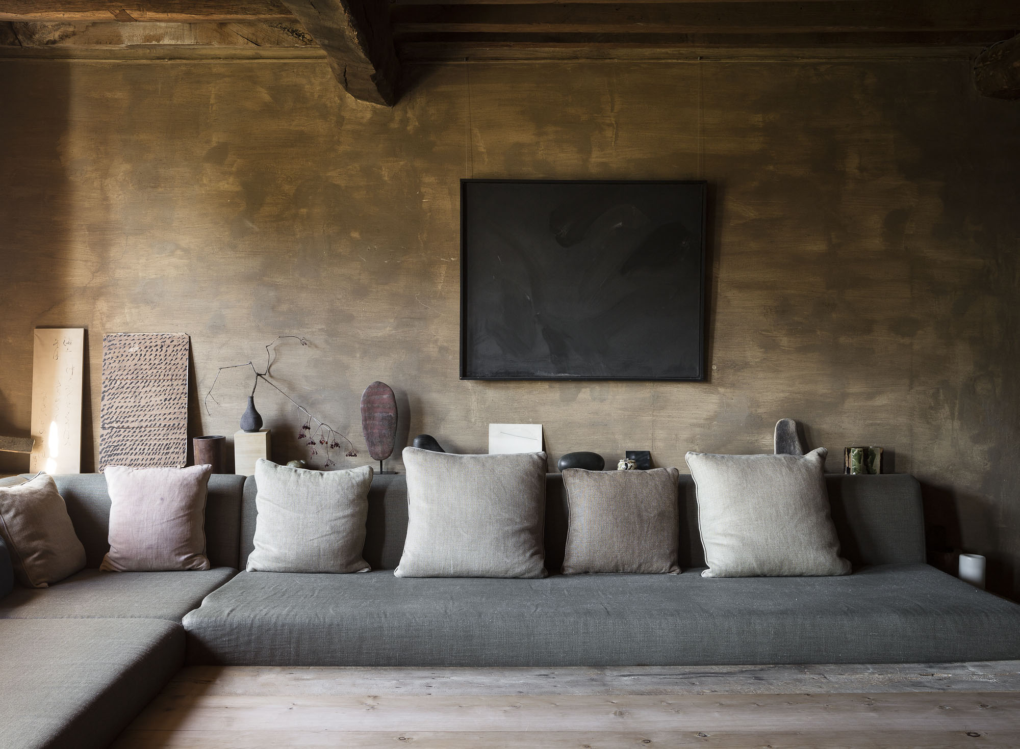 Wabi sabi style room
