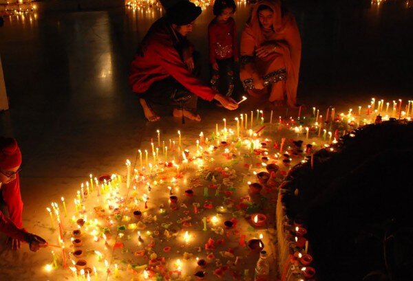 Celebrating the festival of lights!