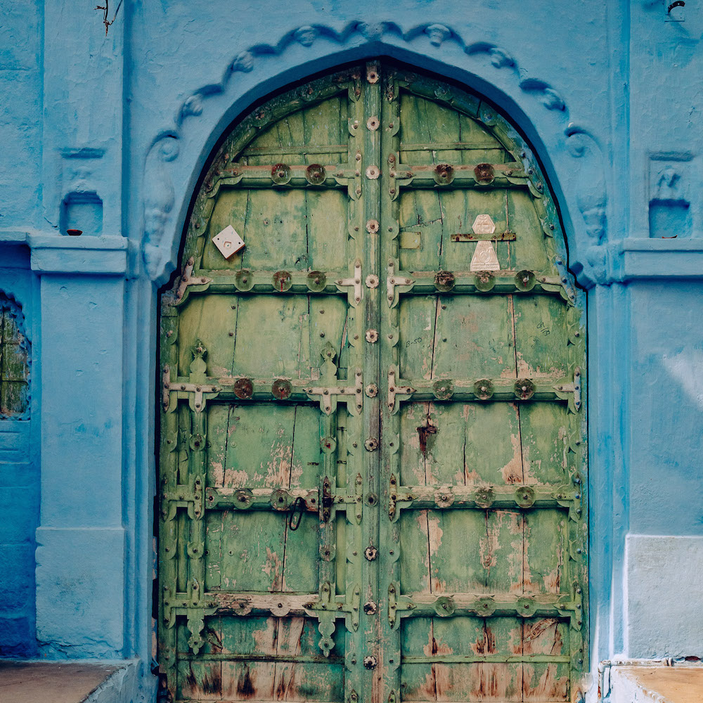 Indian door, Jaipur
